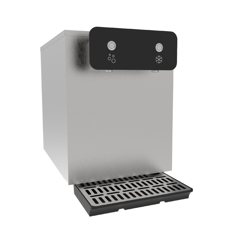 2 دکمه Countertop Dispenser آب گازدار 