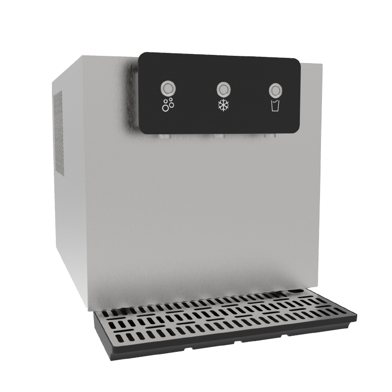 3 دکمه Countertop Dispenser آب گازدار 